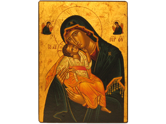 Vierge de tendresse — peinture